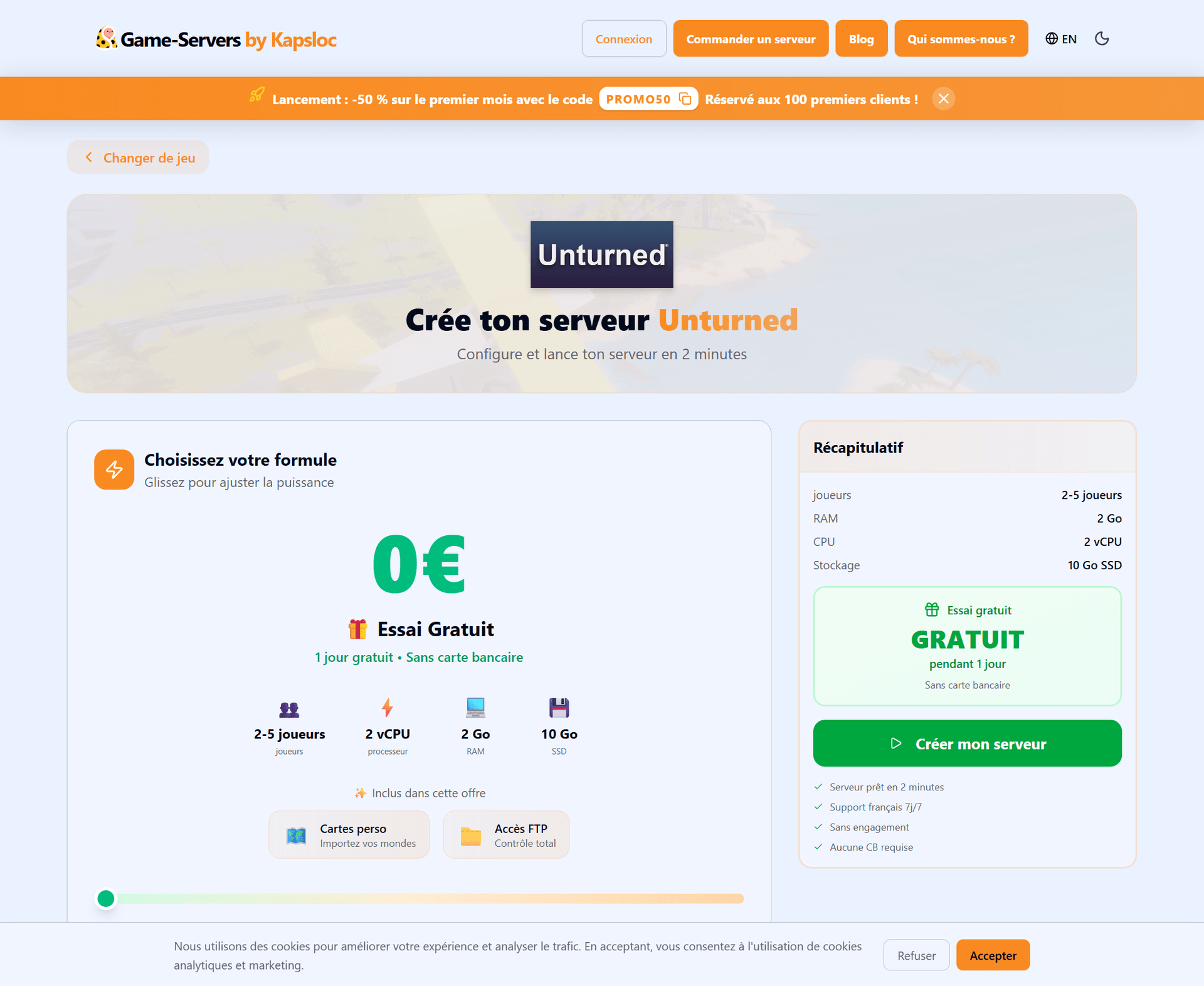 Konfigurator: Unturned Server mit wenigen Klicks erstellen